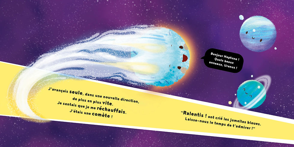 Miniature : La petite comète : découvrir son cycle de vie