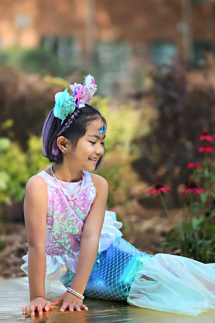 Miniature : Robe de sirène Misty lila 3-4 ans