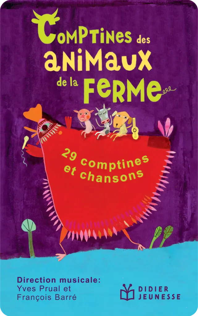 Comptines des animaux de la ferme - Cartes Yoto