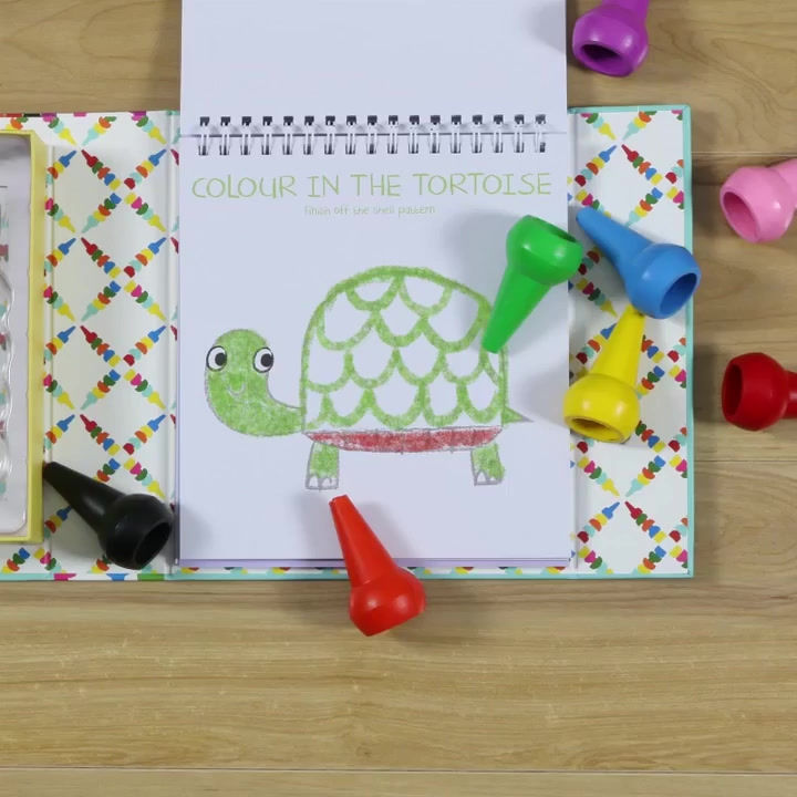 Miniature : Crayons de cire bébé - animaux