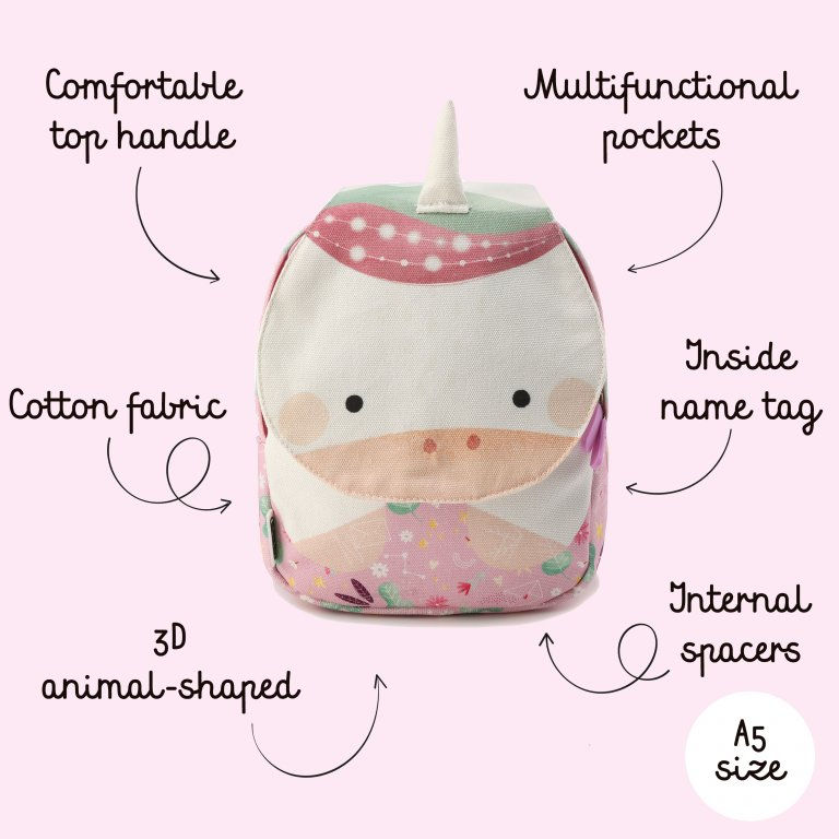 Miniature : Mini sacs à dos A5 - Sparkly la licorne