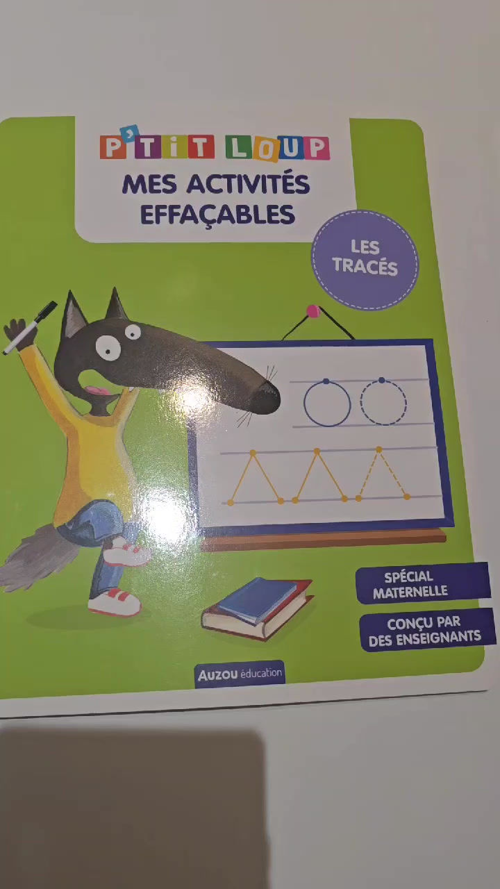 Miniature : P'tit loup mes activités effacables - les tracés