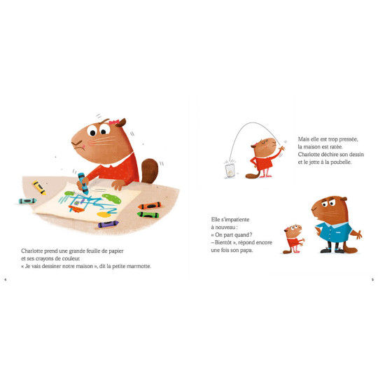 Miniature : Livre :  Charlotte la marmotte a la bougeotte