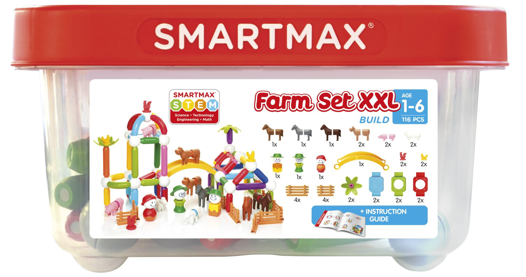 Le set Construction XXL Ferme Smartmax
