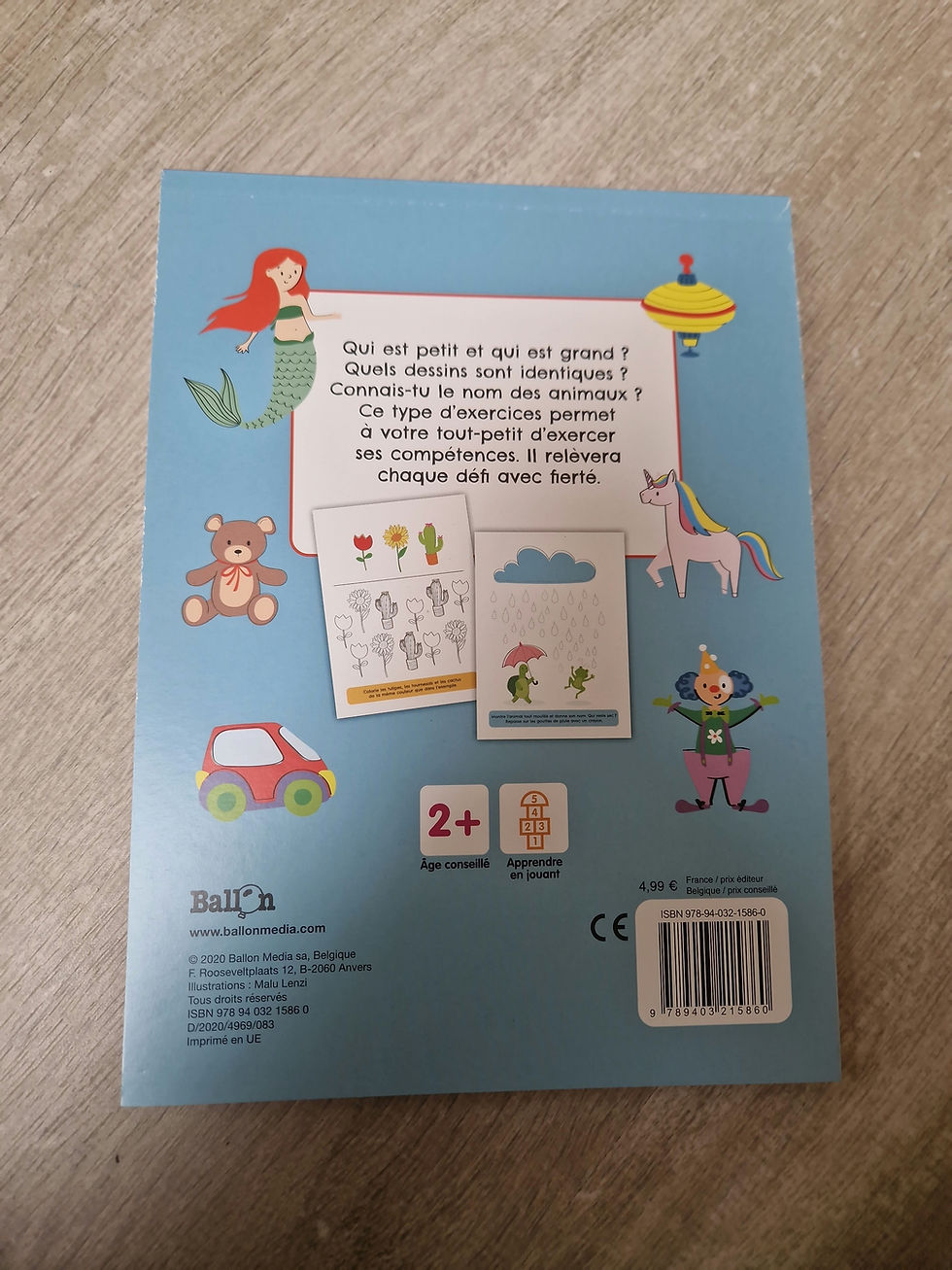 Miniature : Mon bloc maternelle : + 2 ans