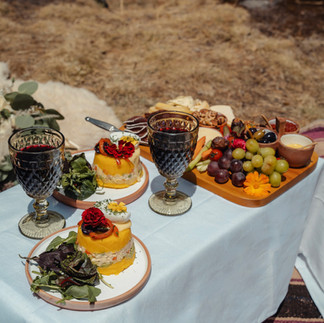 Andean elopement picnic with styled food, wine, and details in Cusco, Peru