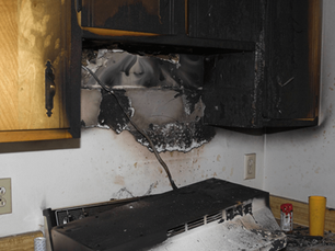 Fire damage can be where you least expect it