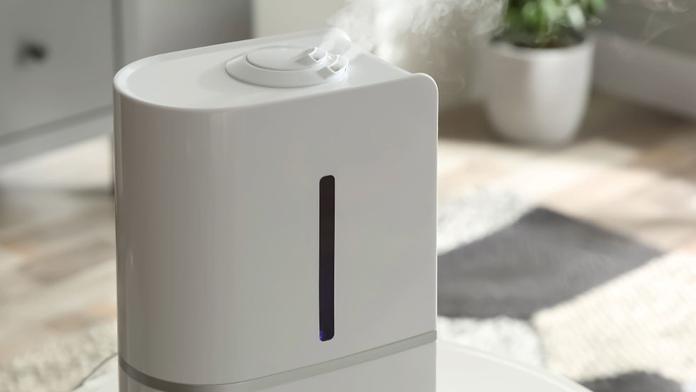 a cool mist humidifier sitting on a table