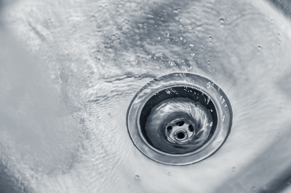 Clean drain after Happy Crap sewer services completed professional sewer repair and inspection.