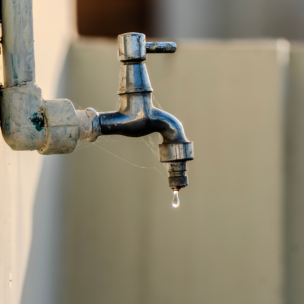outdoor faucet leaking