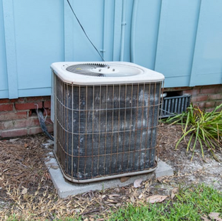 Worn out AC unit