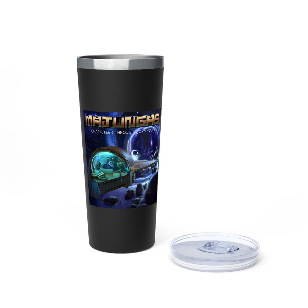 Thumbnail: 22oz Insulated Tumbler - Charioteer Through Wormholes