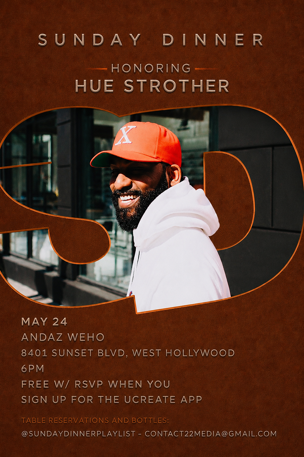 SUNDAY DINNER: HUE STROTHER