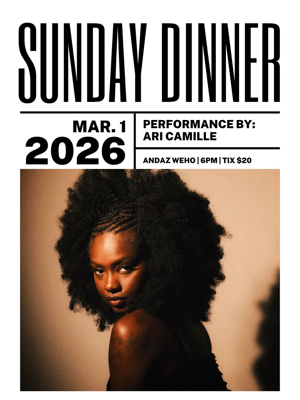 SUNDAY DINNER: ARI CAMILLE