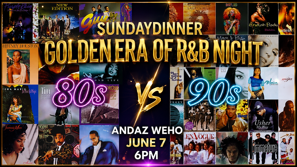 SUNDAY DINNER 80s Vs 90s : CHANGO GUEST 