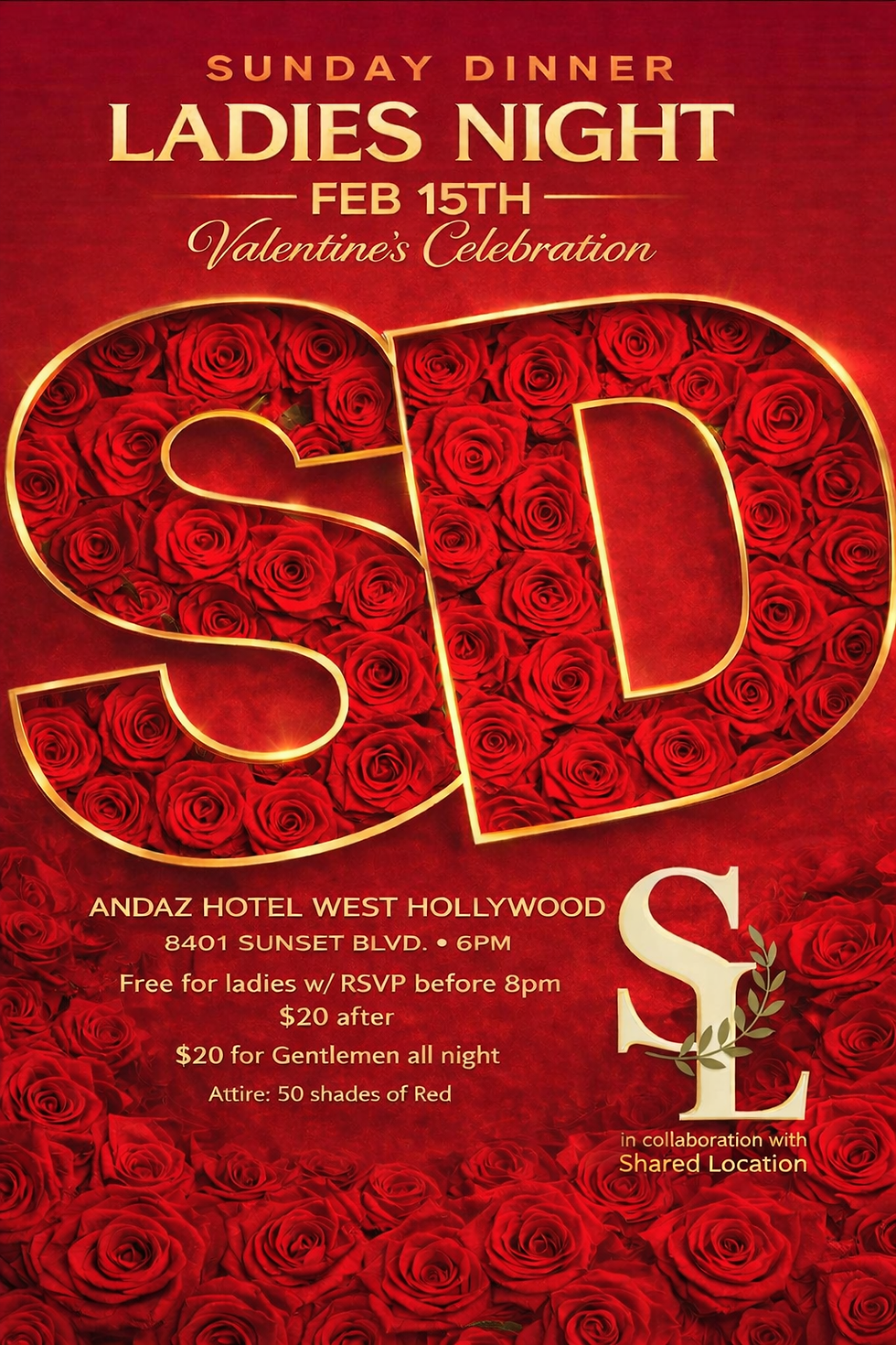 SUNDAY DINNER: VDAY CELEBRATION