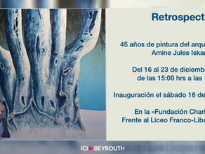 Una retrospectiva de 45 años de pintura de Amine Jules Iskandar