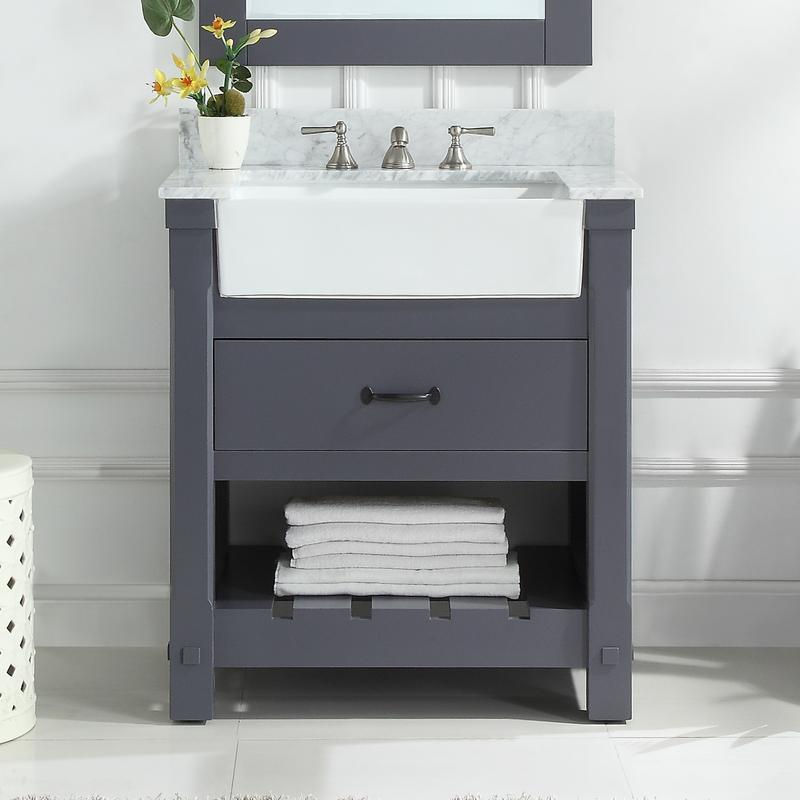 थंबनेल: 1915 30" Bathroom Vanity Cabinet Set