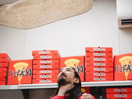 Steve Aoki May Be Giving His Delivery-Only Pizza Chain Physical Locations