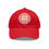 Thumbnail: Dad Hat with Leather Patch (Round)