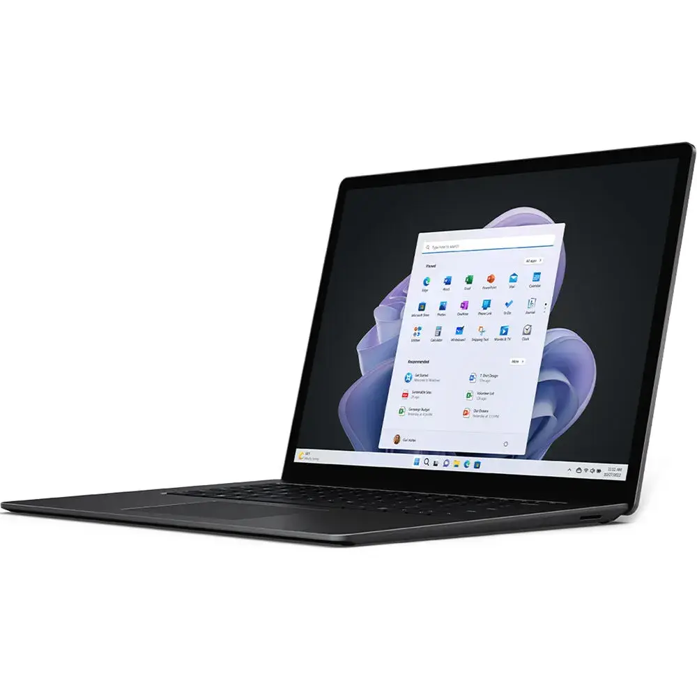 Surface Multi-Touch 15 pouces en métal noir mat 16 Go SSD 512 Go