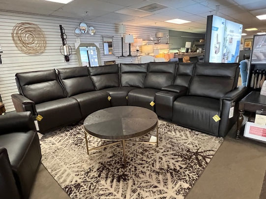 Leather Reclining Sectional Sofa by Bassett Furniture