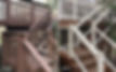 Before And After Stairs - Going from Wood to Composite and Vinyl
