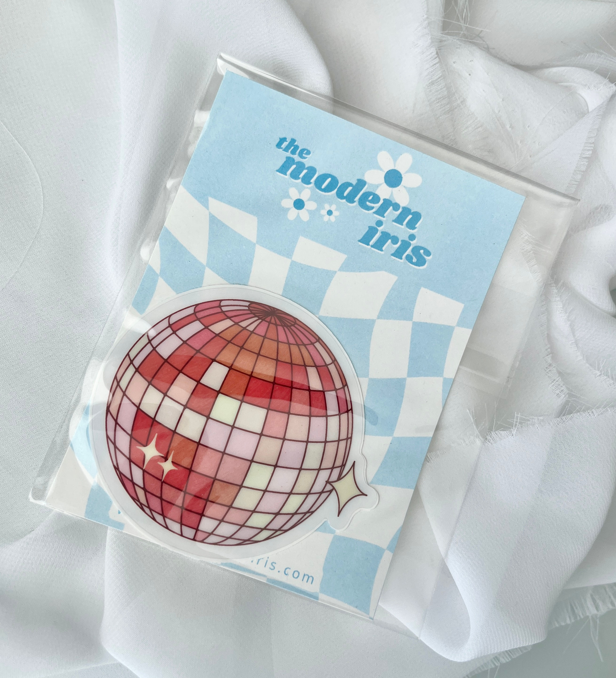 Pink Disco Sticker