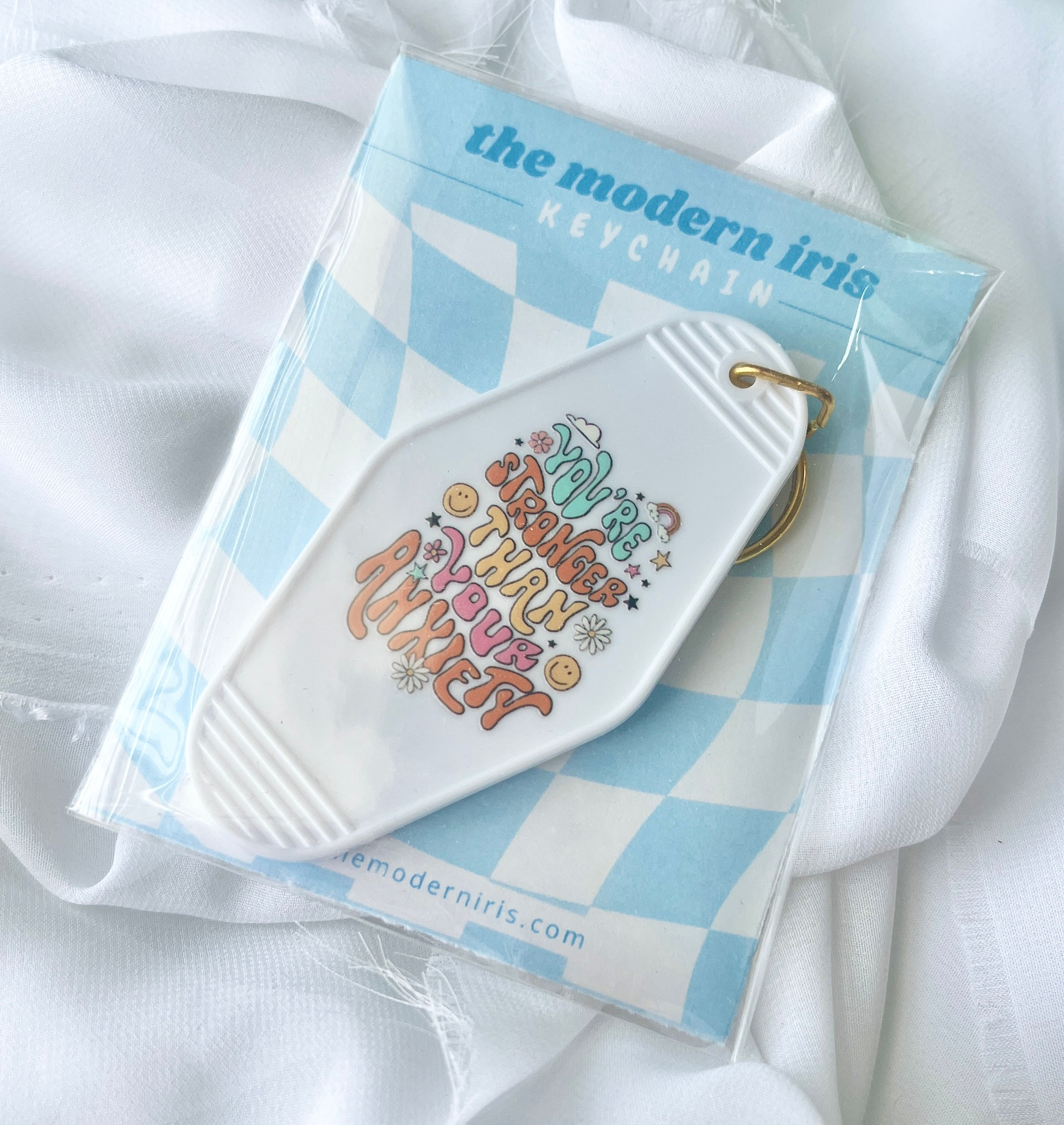 Stronger than your Anxiety Keychain