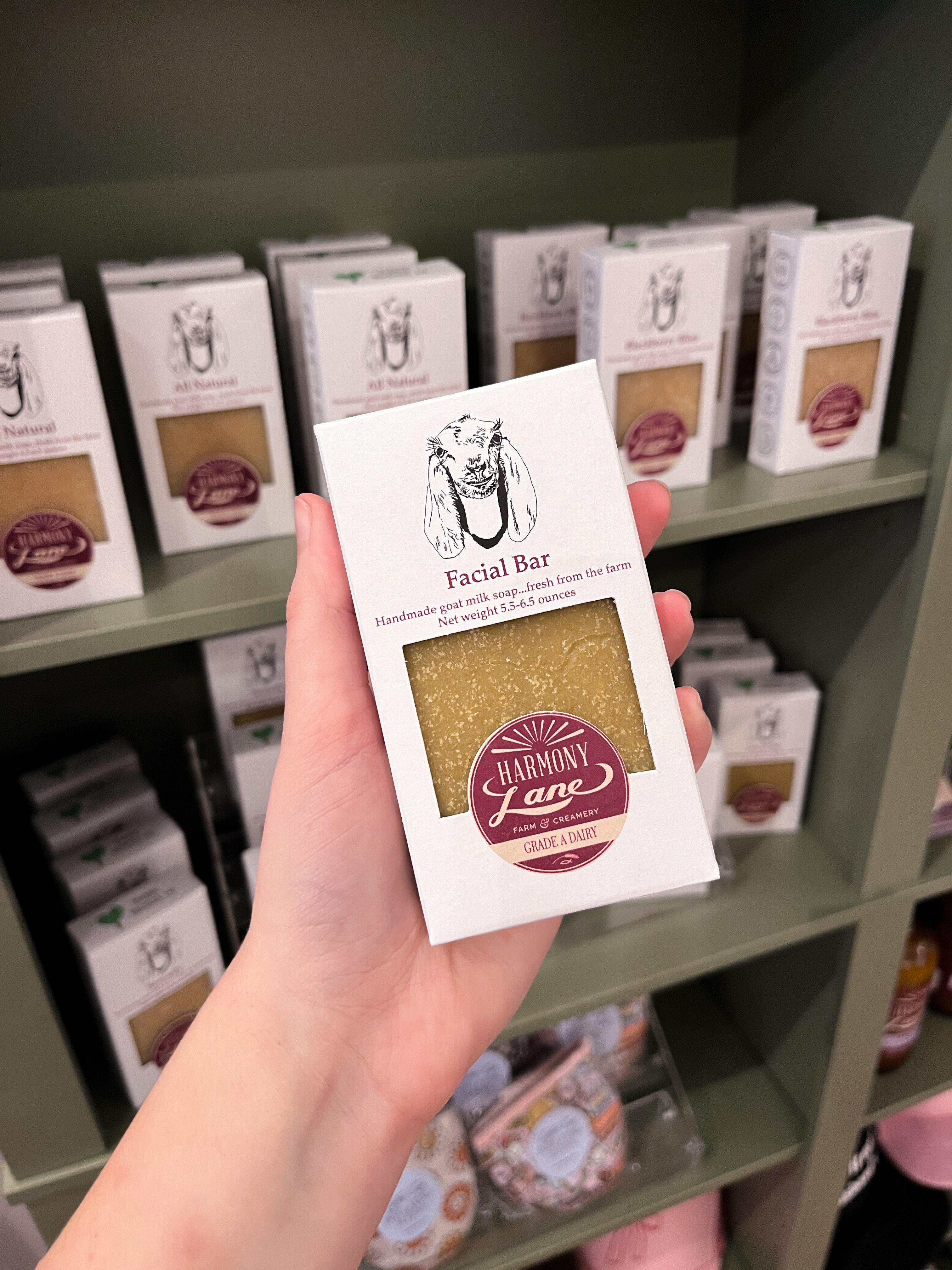 Facial Bar Harmony Lane Goat Soap