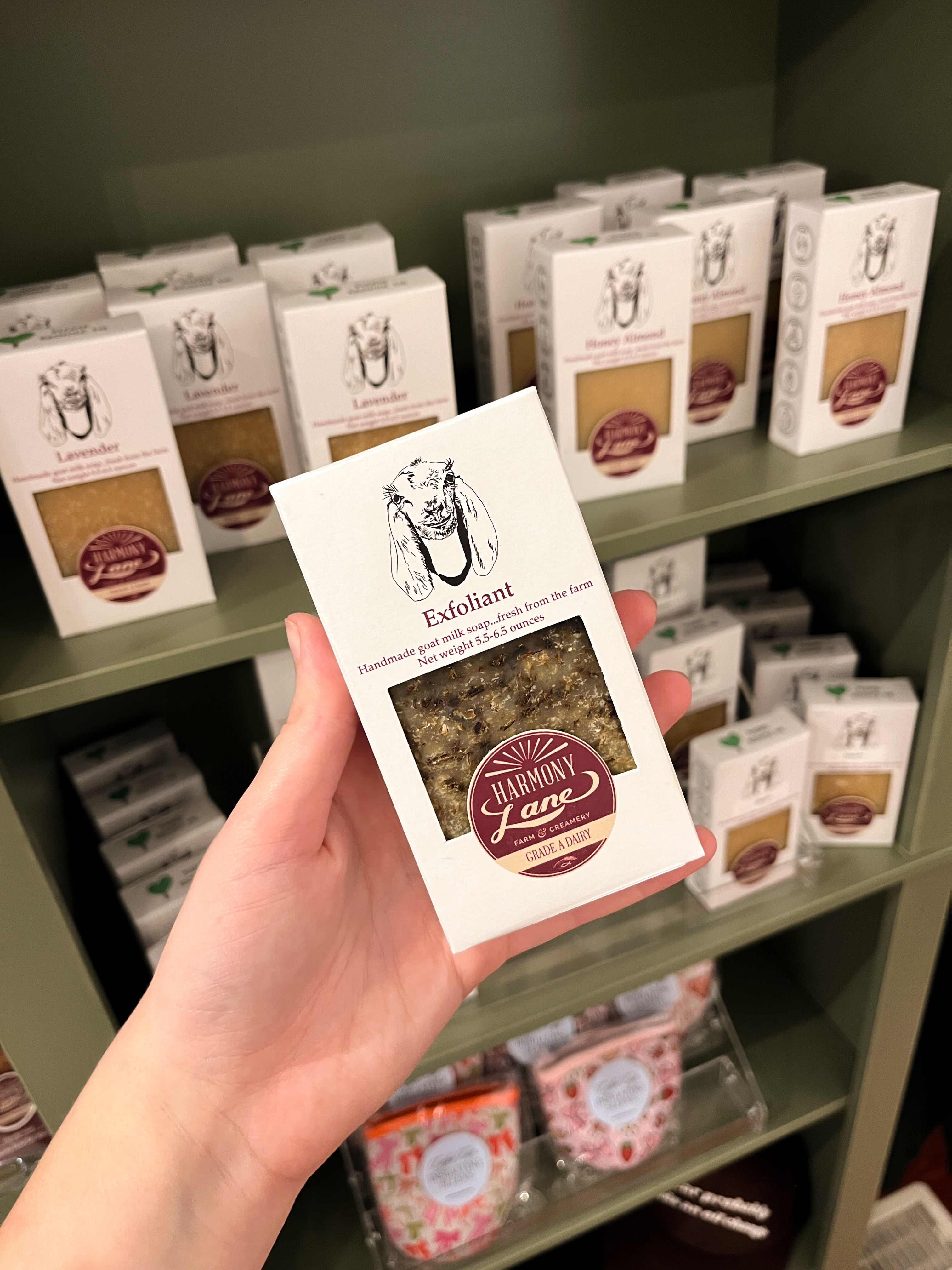 Exfoliant Harmony Lane Goat Soap
