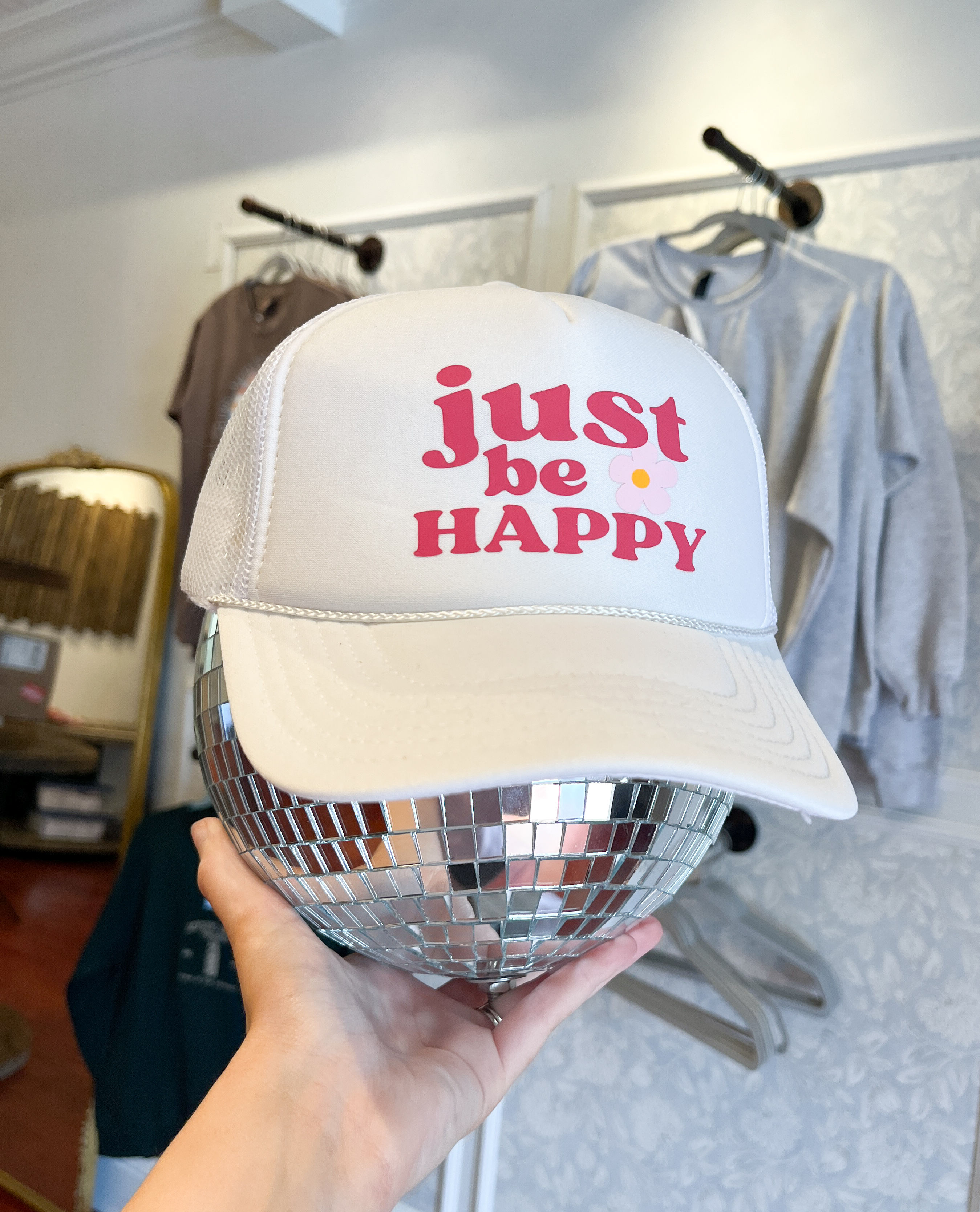 Just be Happy Hat