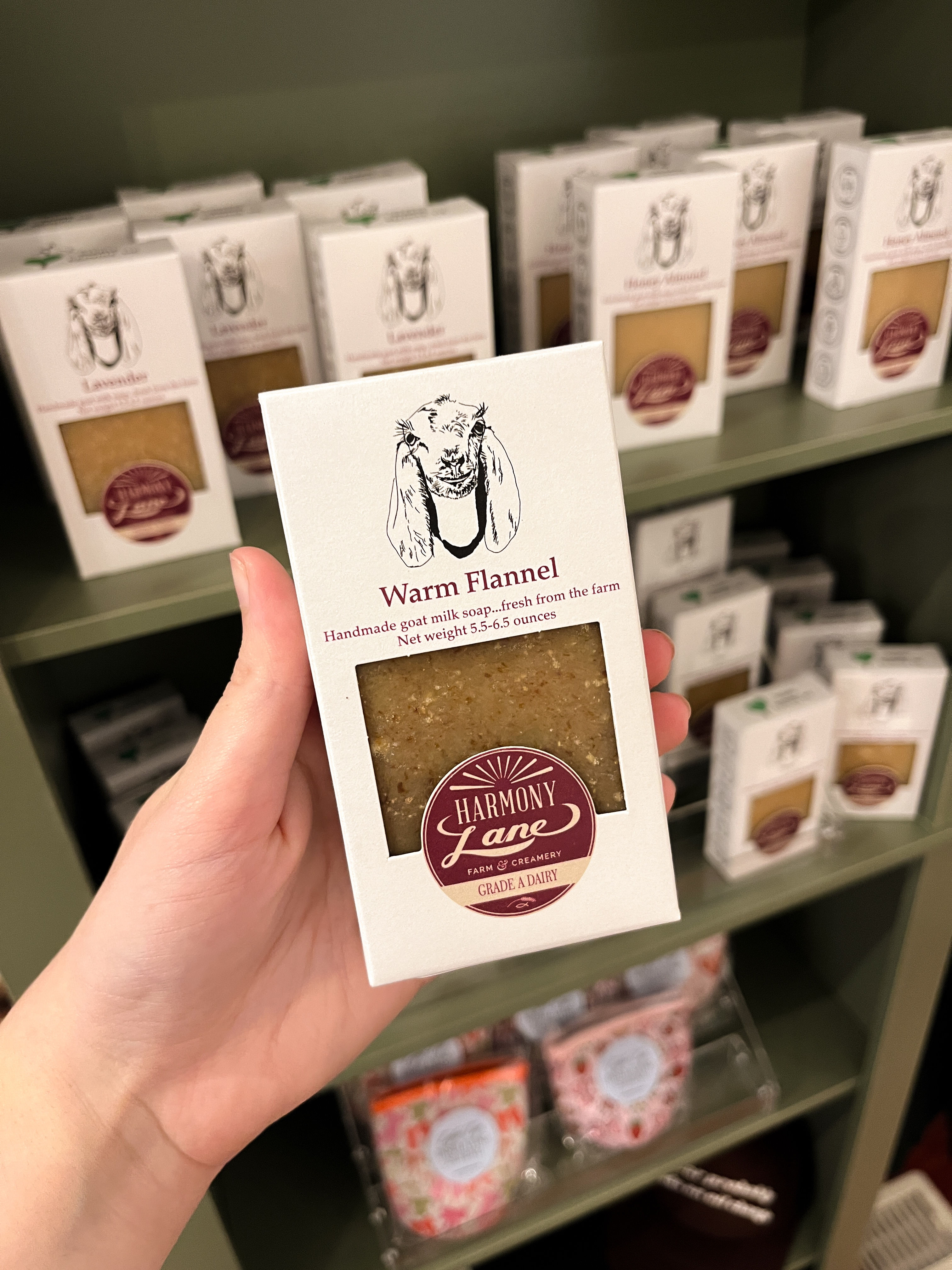 Warm Flannel Harmony Lane Goat Soap