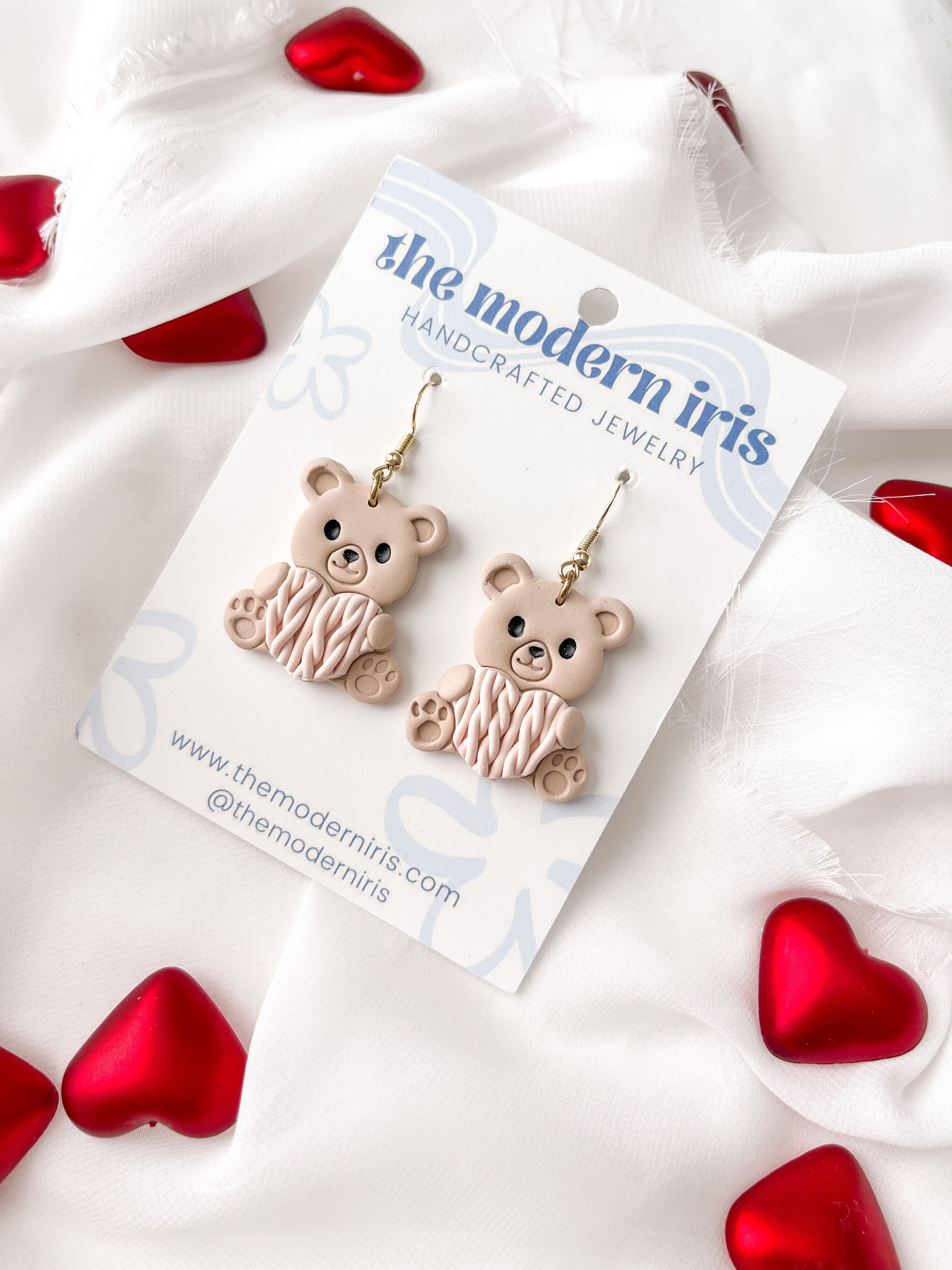 Teddy Bear Earrings