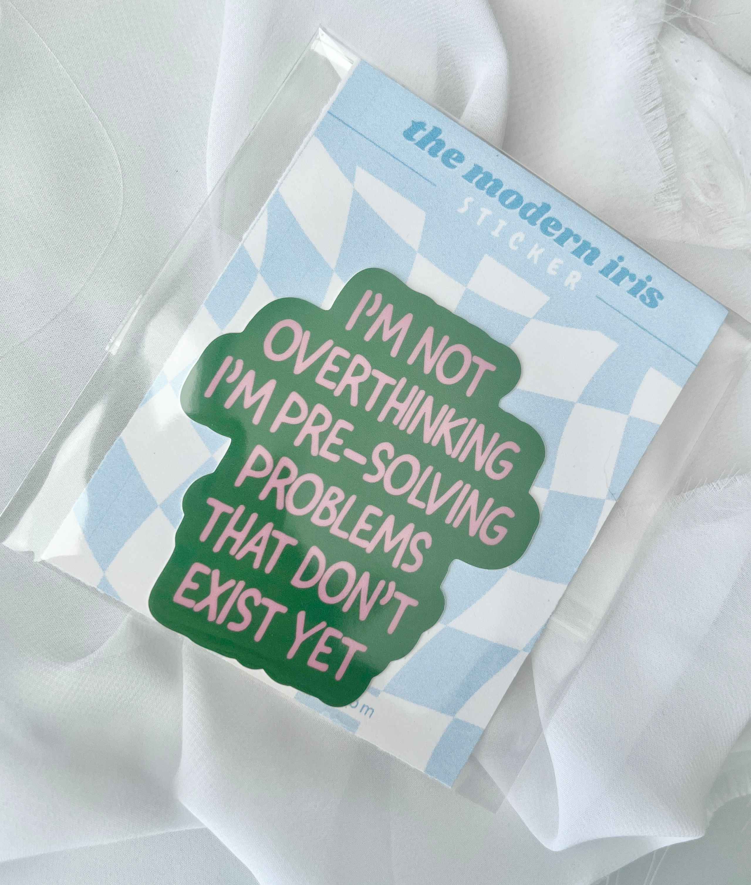 Overthinking Sticker