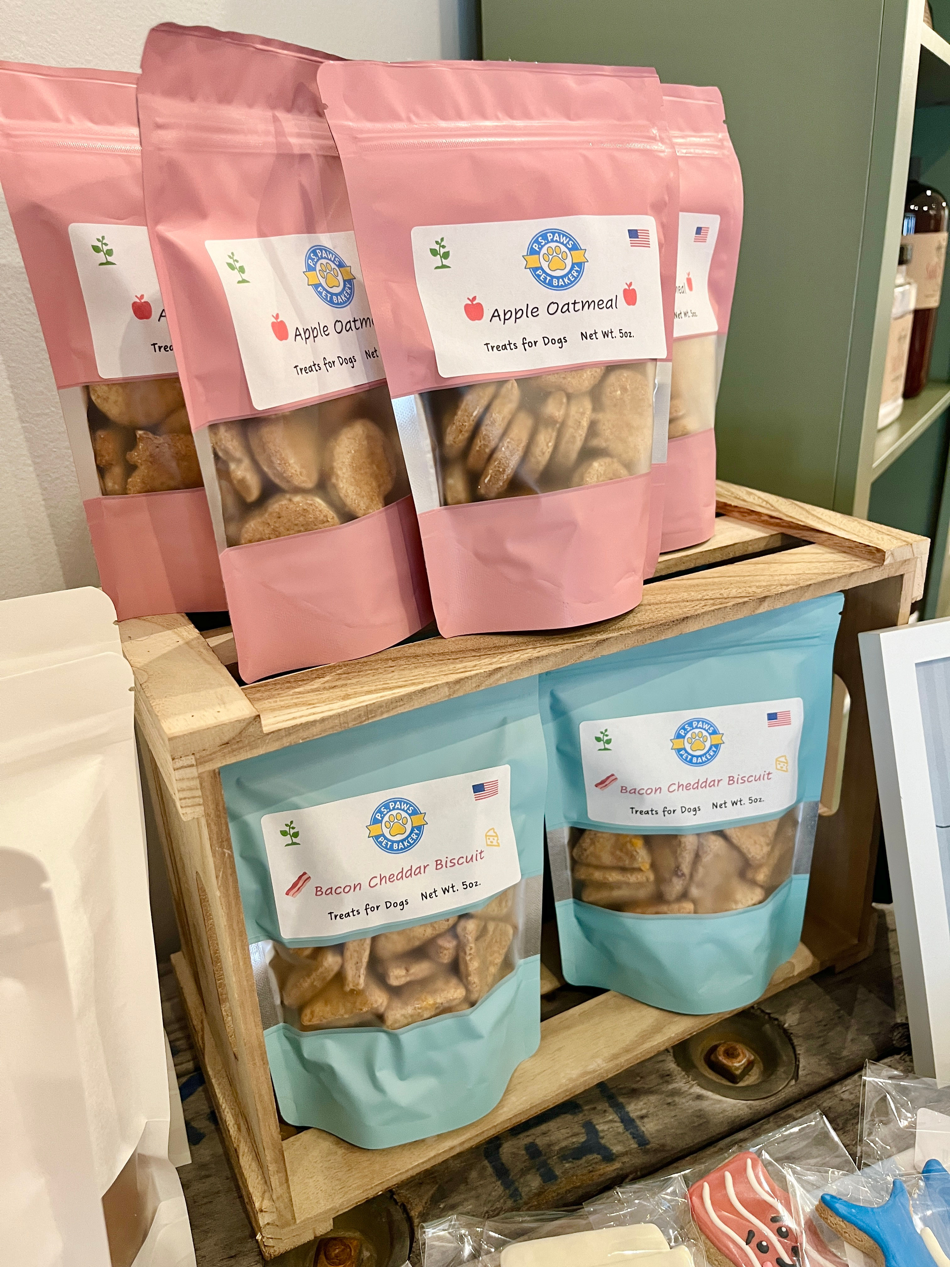 Apple Oatmeal Dog Treats