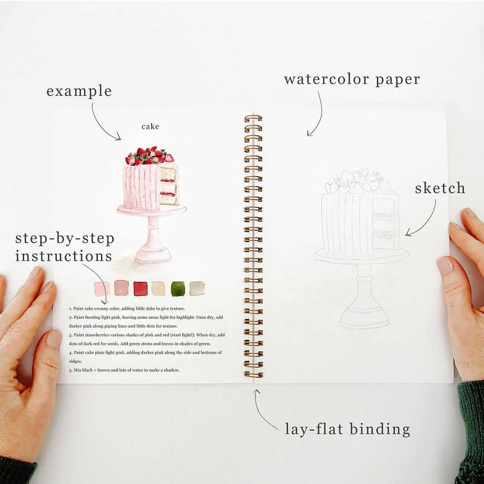 Thumbnail: Baking watercolor workbook