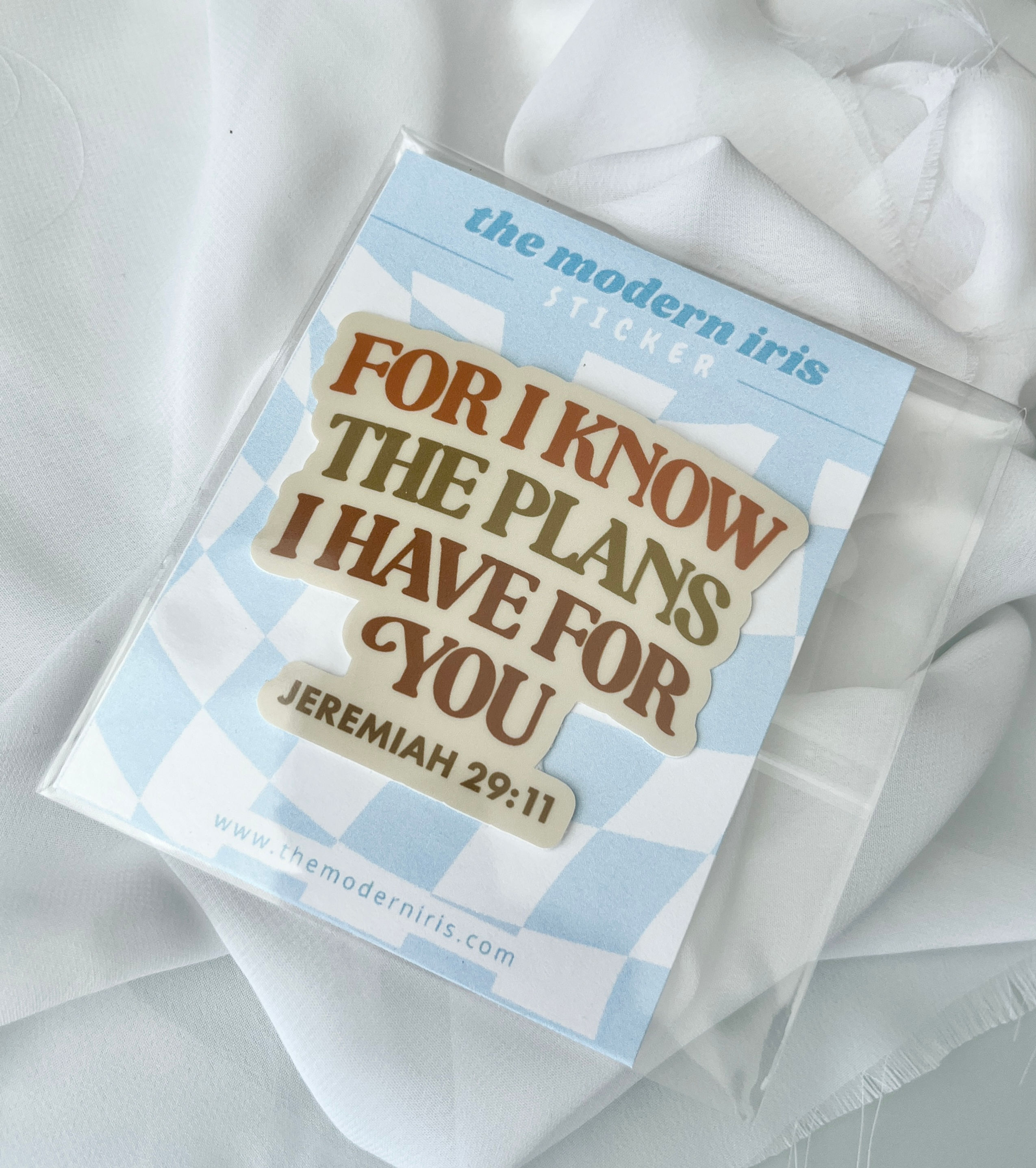 Jeremiah 29:11 Sticker
