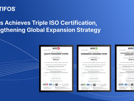 Ettifos Achieves Triple ISO Certification, Strengthening Global Expansion Strategy