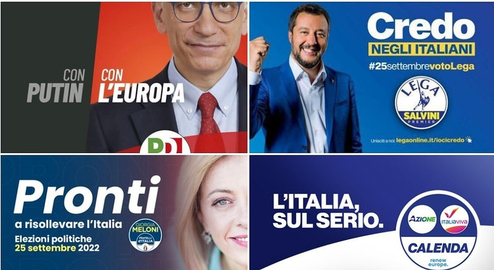 La politica degli slogan senza idee
