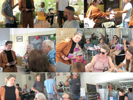 Ermidas-Sado - a candidata à Câmara Municipal, Kaya Schwemmlein esteve em contacto com a população.