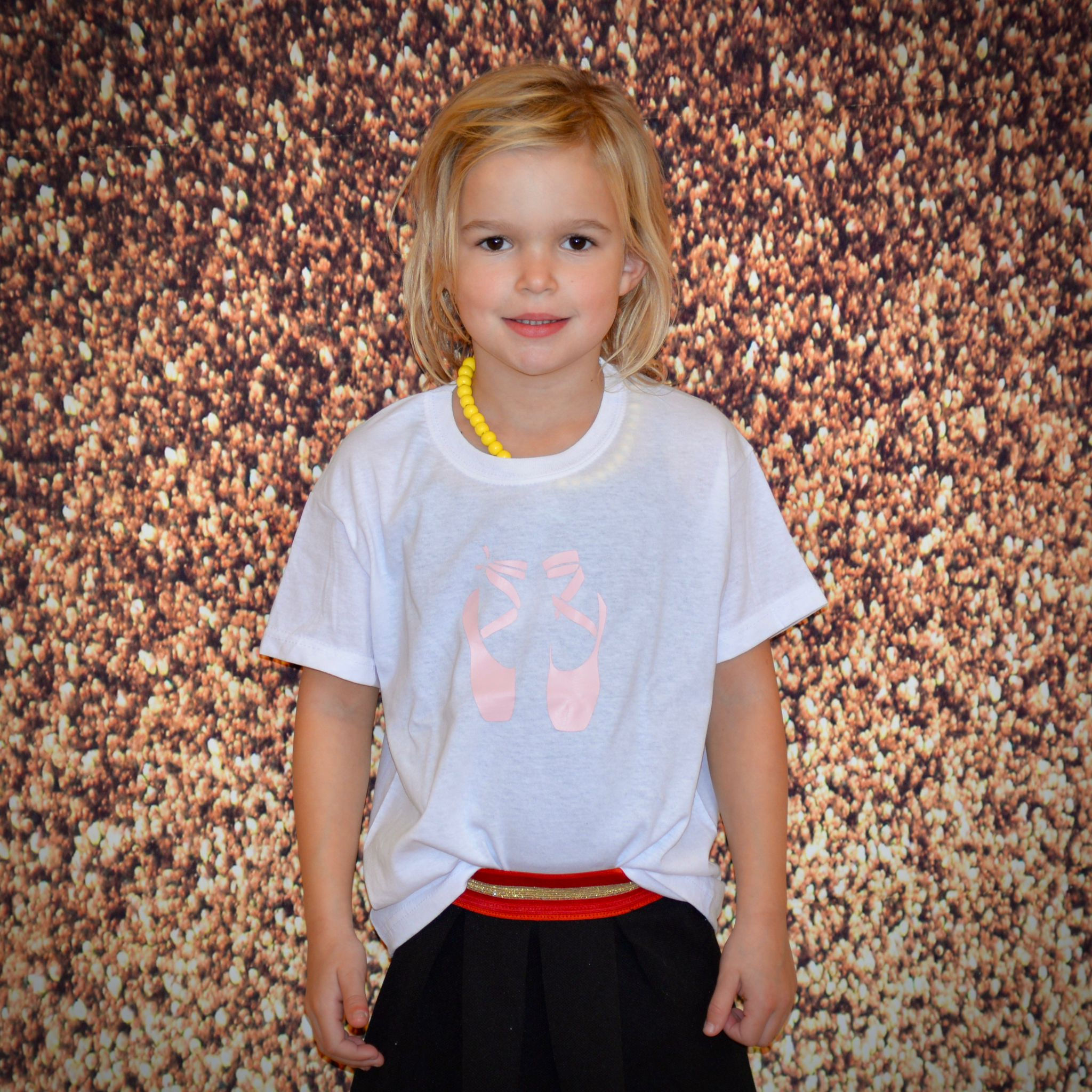 't shirt met ballet schoenen