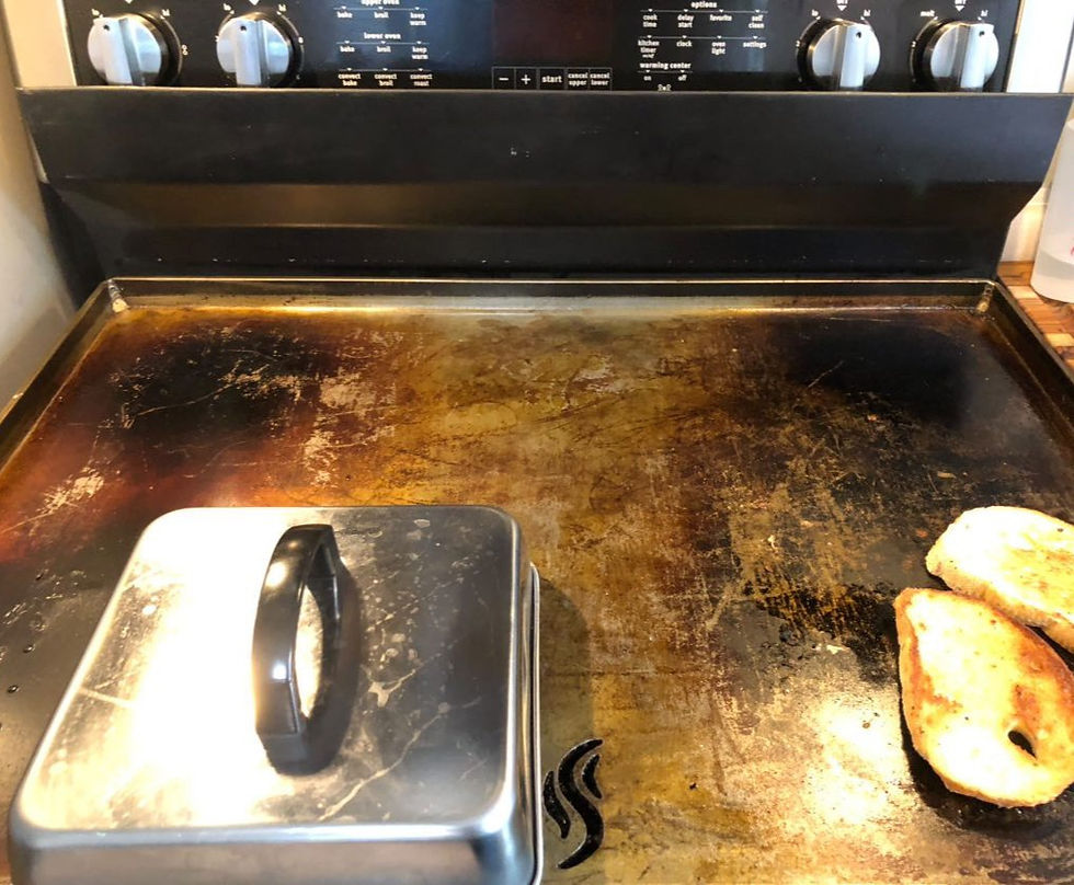 Thumbnail: Stove top with 3/16 : plate to make a griddle cooking surface