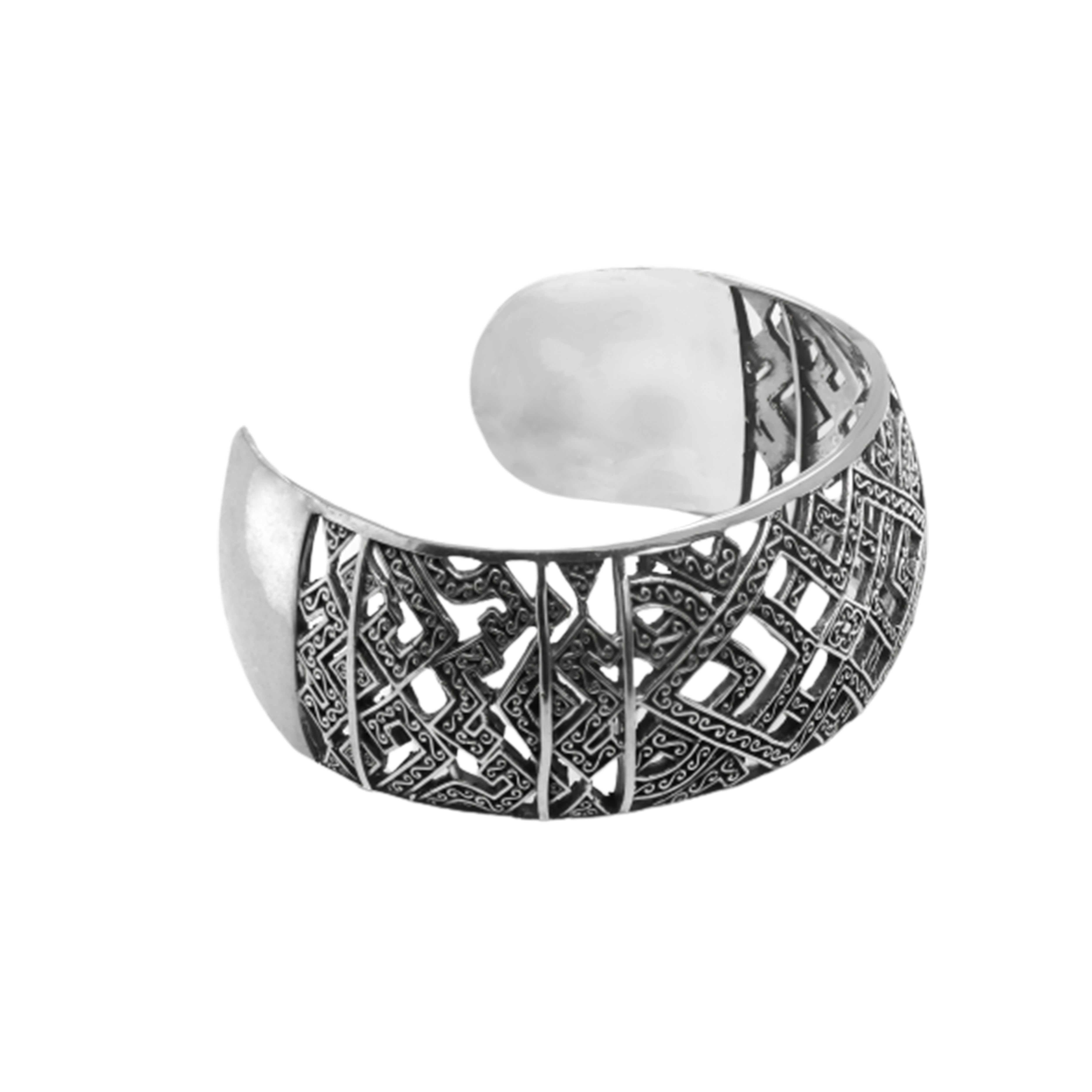 Silver Byzantine Cuff