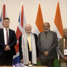 Vice President of India with Lord Speaker of UK House of Lords During the recent CSPOC Gathering