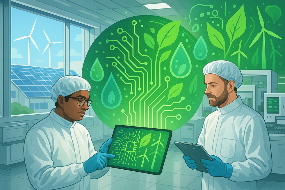 Sustainability in Semiconductor Manufacturing: A Joint EU–India Green-Tech Partnership