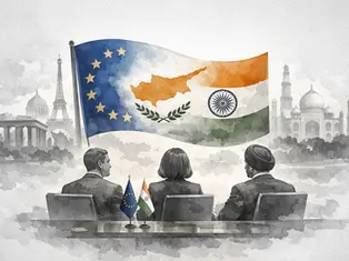 The High Commission of Cyprus hosted a reception at New Delhi on February 2, 2026, to mark the start of Cyprus’s Presidency of the Council of the European Union. EICBI Chairman was invited for the Reception