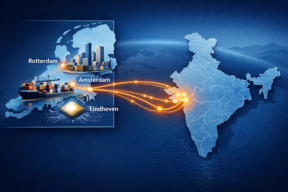Netherlands: How Rotterdam, Amsterdam and Eindhoven Connect India to Europe’s Trade Arteries