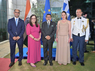 Greece Celebrates National Day at New Delhi Embassy with Dignitaries