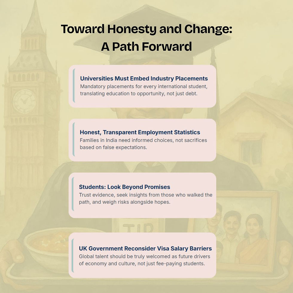 UK Post-Study experience improvement ways for aboard students